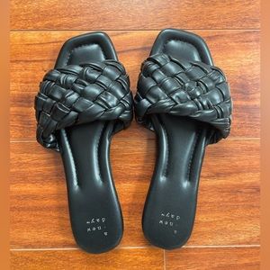 A New Day Carissa Woven Slide Sandal